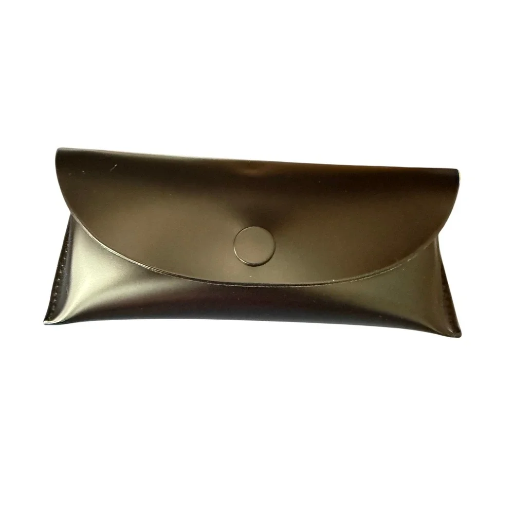 NWOT Matte Brown Square Mirrored‎ Sunglasses UV400 Protection with Case